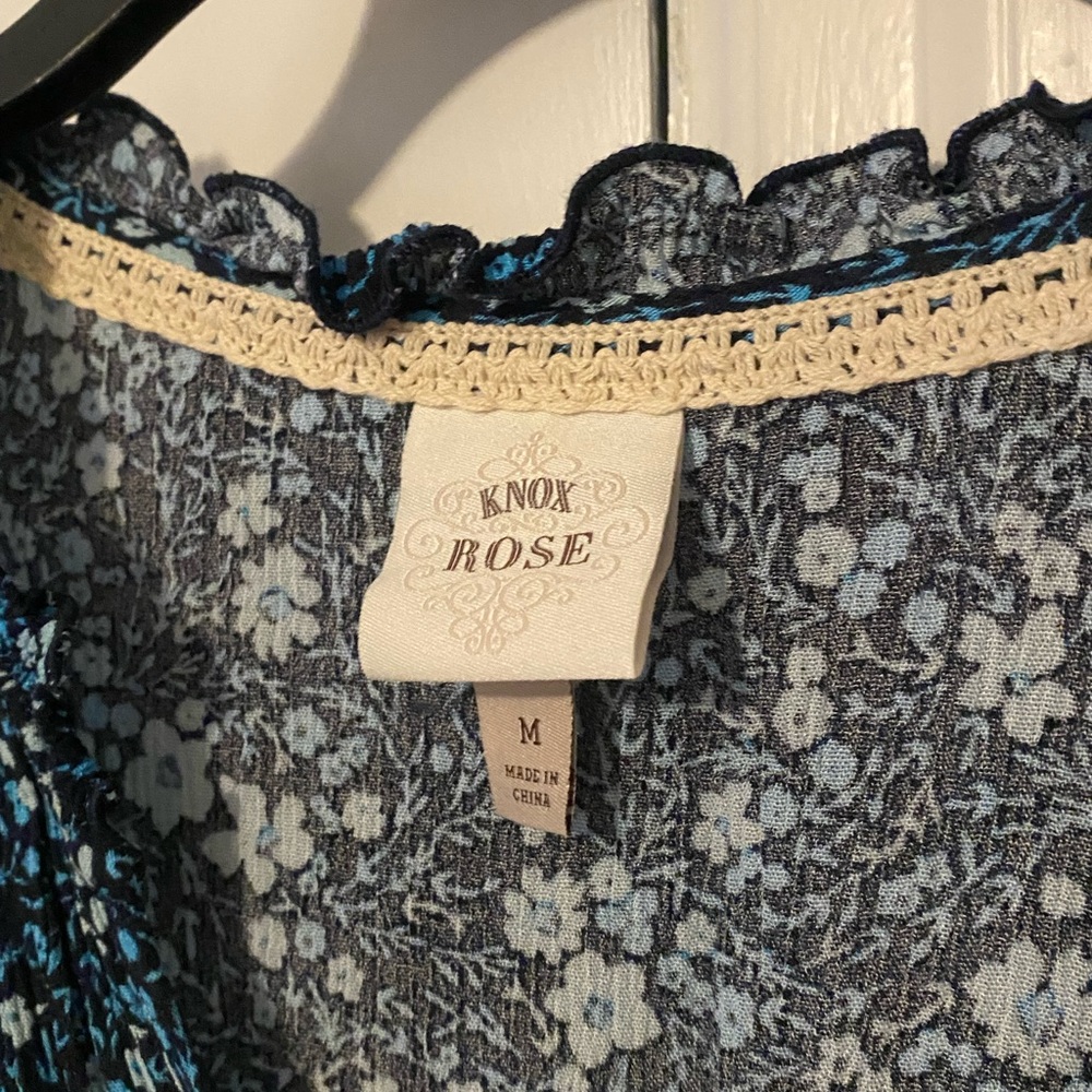 Knox Rose Navy Floral Midi Dress - Picture 2 of 2